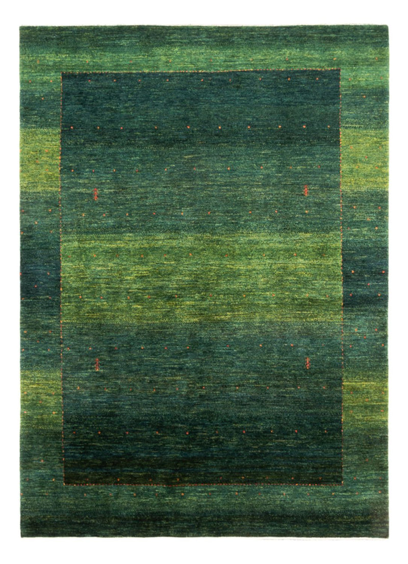 Gabbeh Teppich - Loribaft Perser - 170 x 229 cm - grün