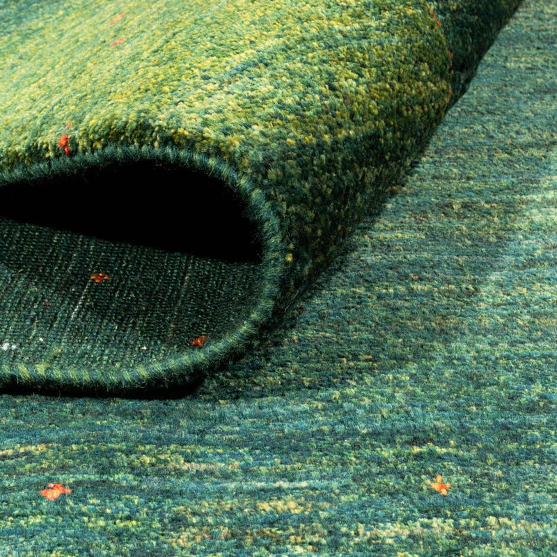 Gabbeh Teppich - Loribaft Perser - 170 x 229 cm - grün