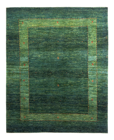 Loribaft Teppich Perser 132x162cm - Orientteppich - grün