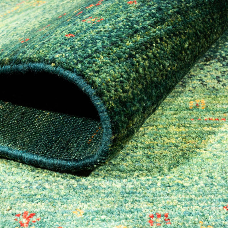 Loribaft Teppich Perser 124x188cm - Orientteppich - grün
