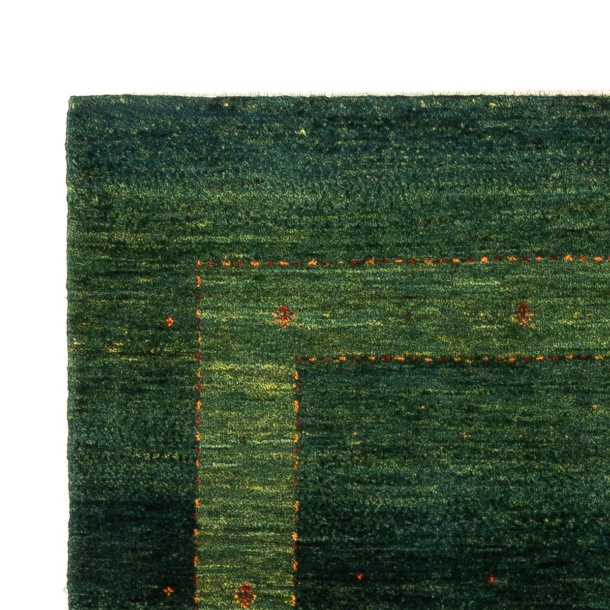 Loribaft Teppich Perser 113x178cm - Orientteppich - grün
