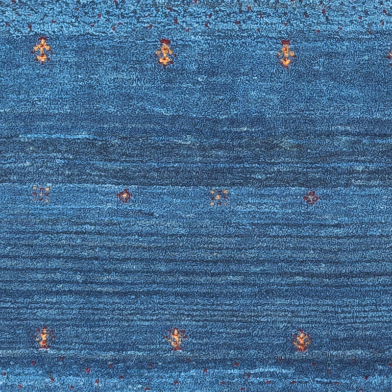 Loribaft Teppich Perser 55x60cm - Orientteppich - blau