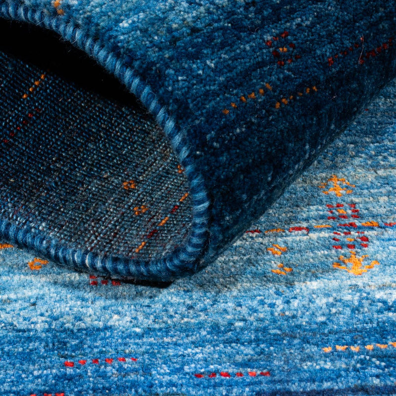 Loribaft Teppich Perser 85x120cm - Orientteppich - blau