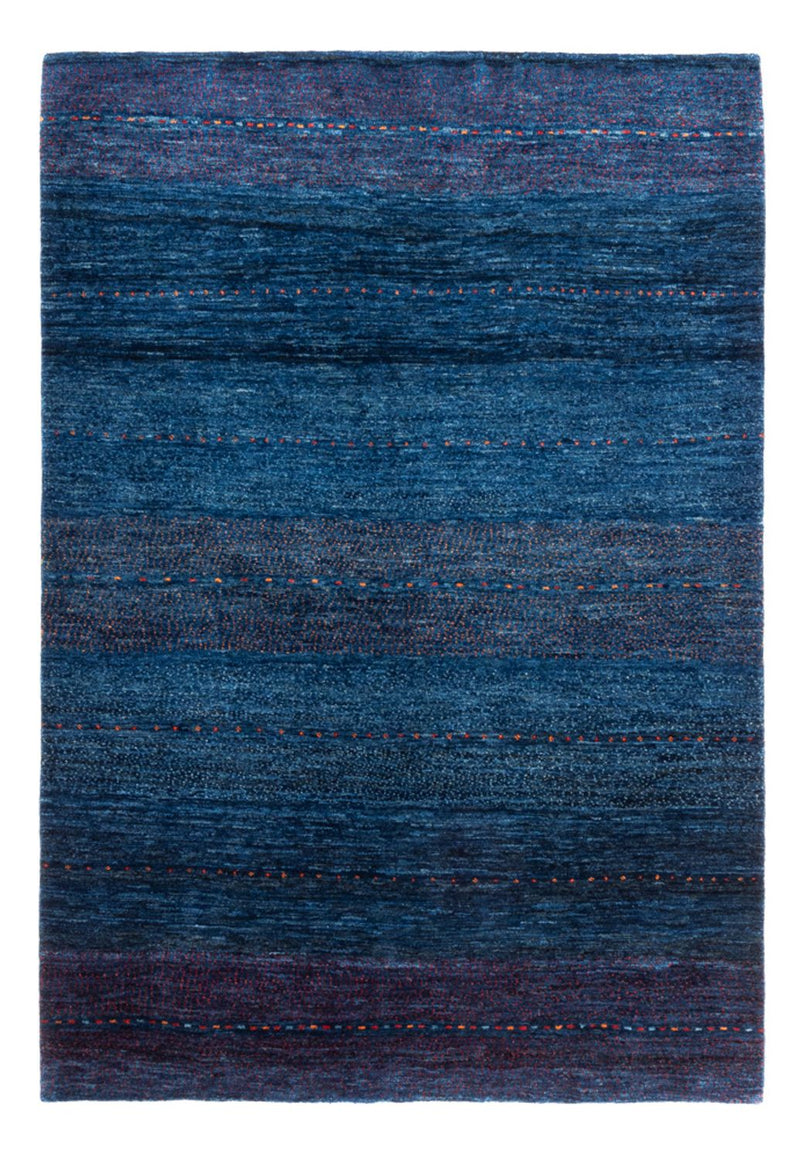 Gabbeh Teppich - Loribaft Perser - 132 x 186 cm - blau