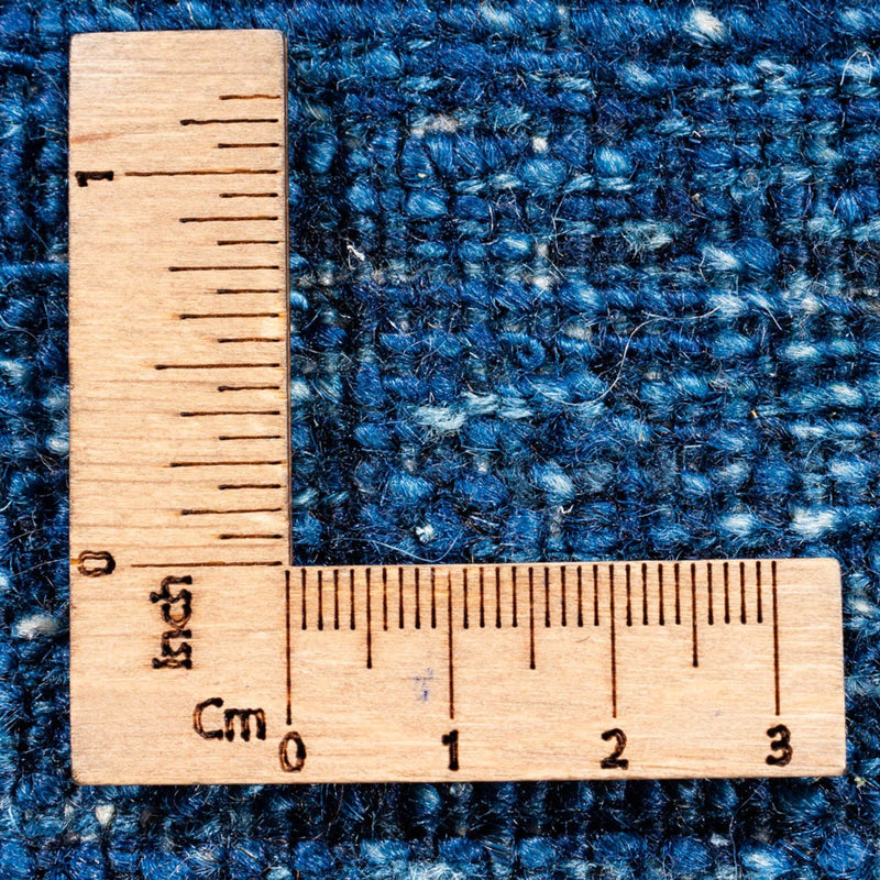 Loribaft Teppich Perser 88x108cm - Orientteppich - blau