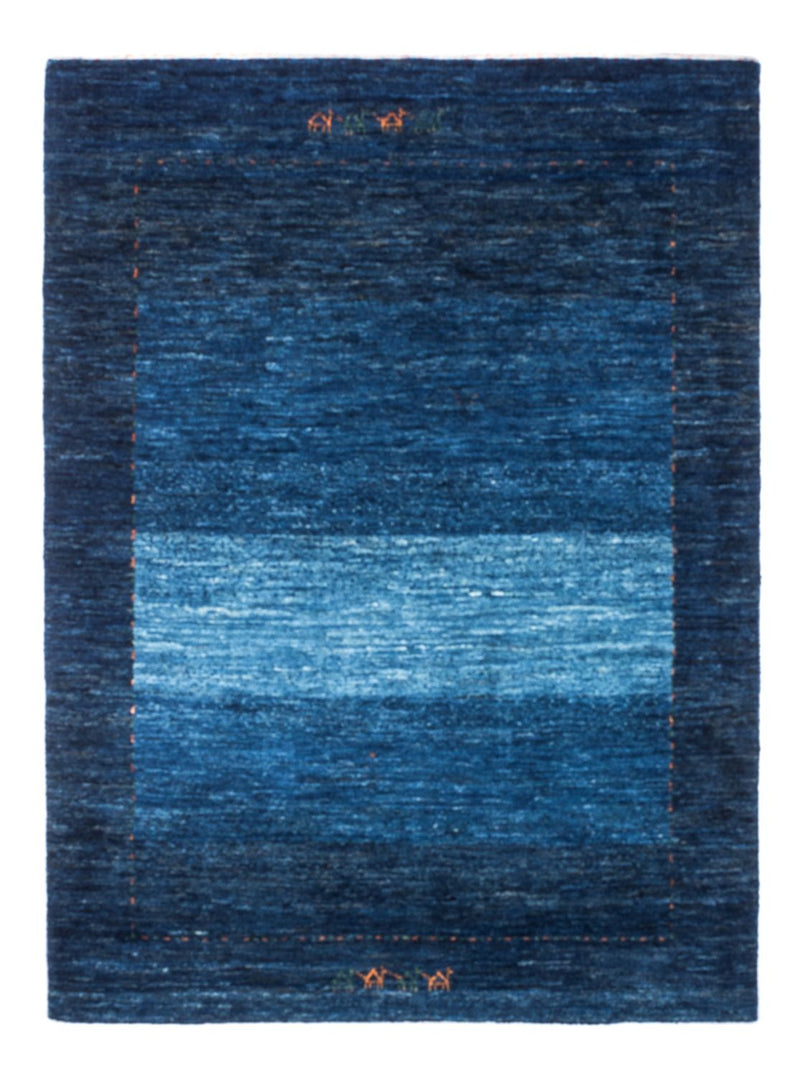 Loribaft Teppich Perser 101x141cm - Orientteppich - blau