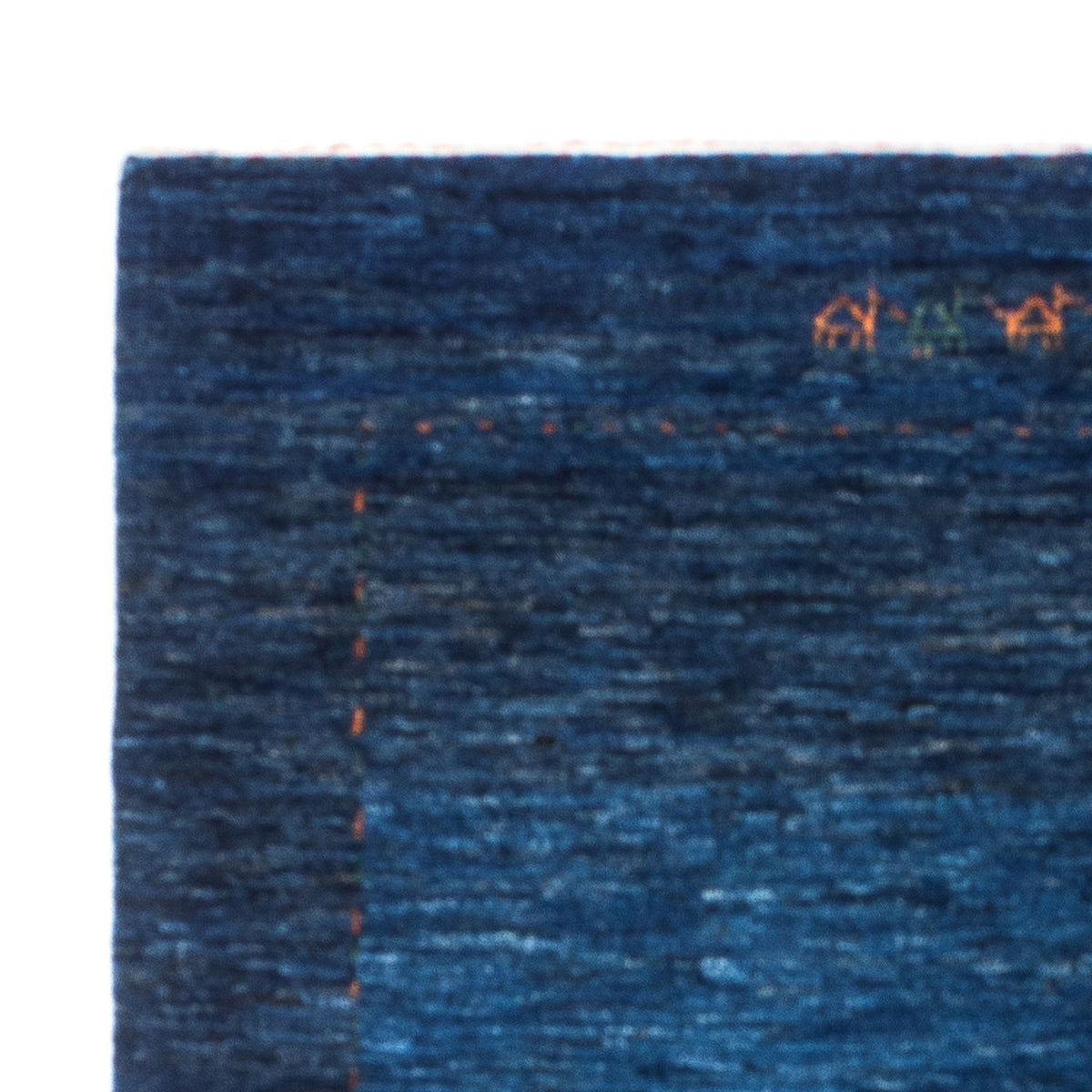 Loribaft Teppich Perser 101x141cm - Orientteppich - blau