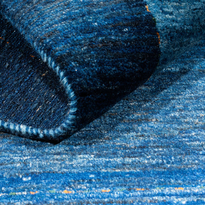 Loribaft Teppich Perser 101x141cm - Orientteppich - blau