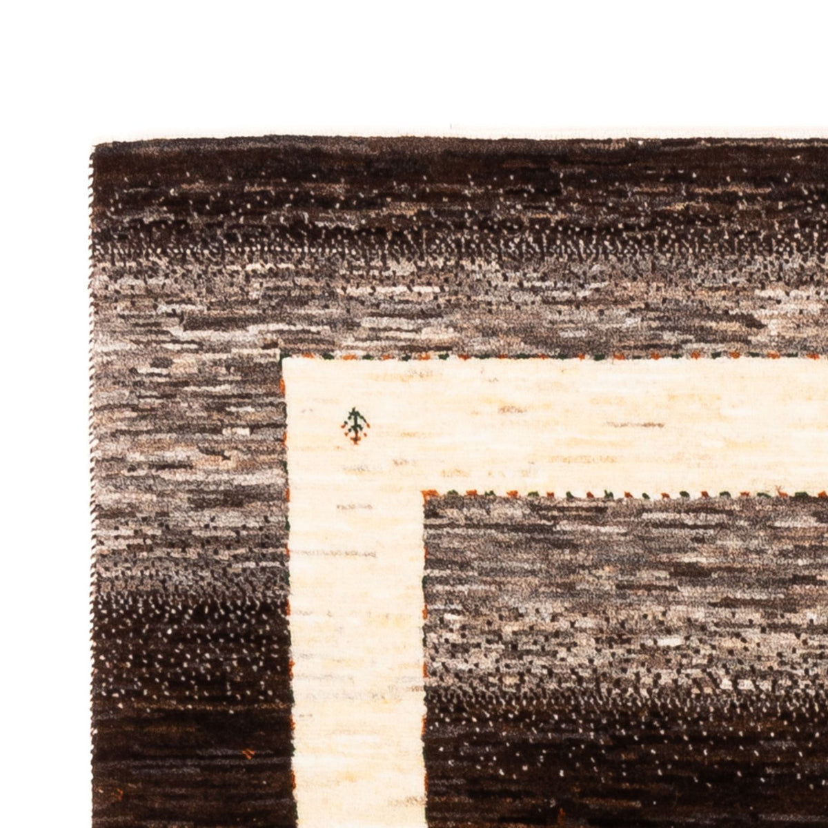 Loribaft Teppich Perser 111x173cm - Orientteppich - grau