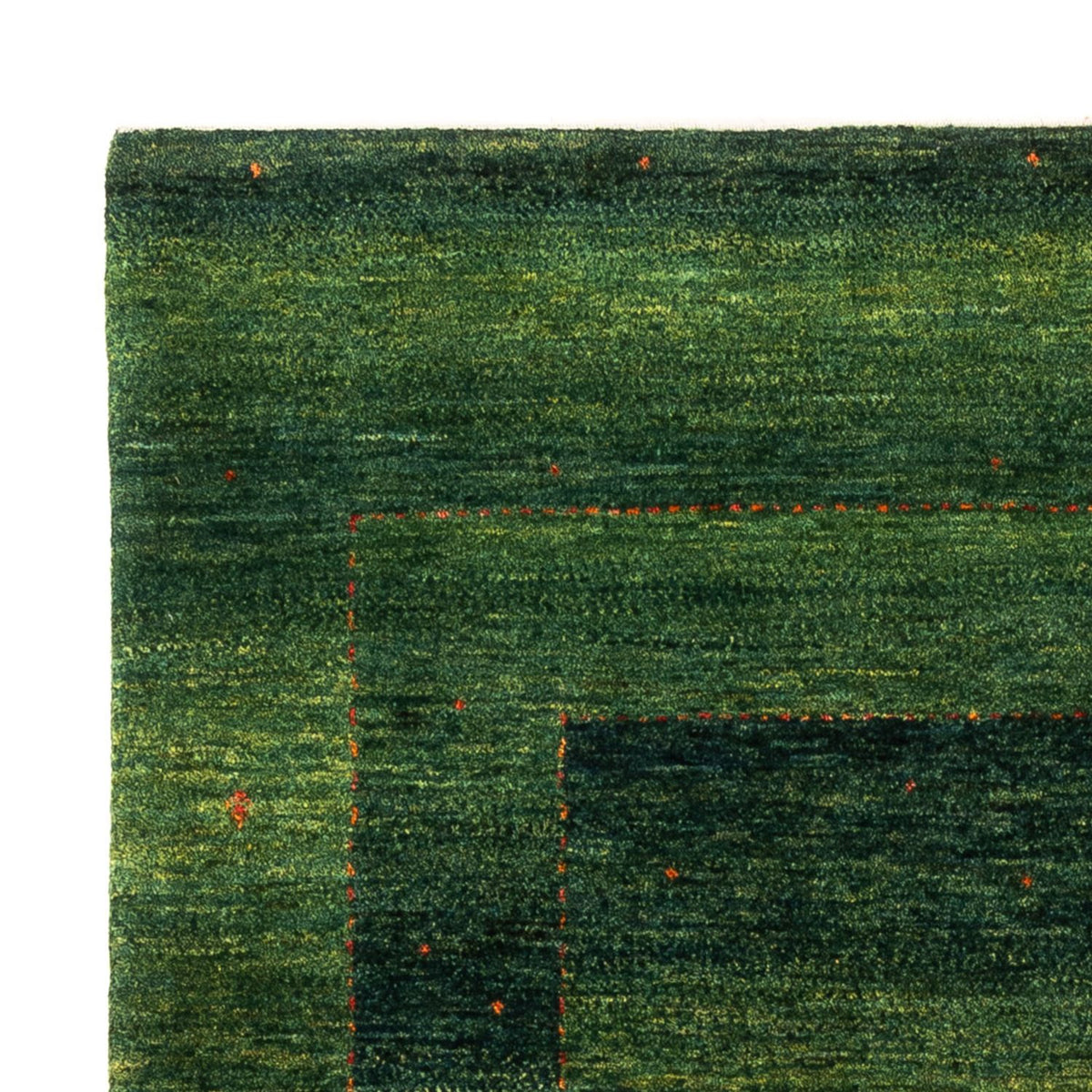 Gabbeh Teppich - Loribaft Perser - 126 x 186 cm - grün
