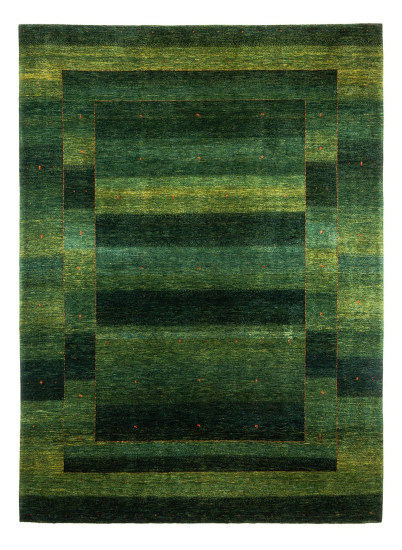Gabbeh Teppich - Loribaft Perser - 226 x 309 cm - grün