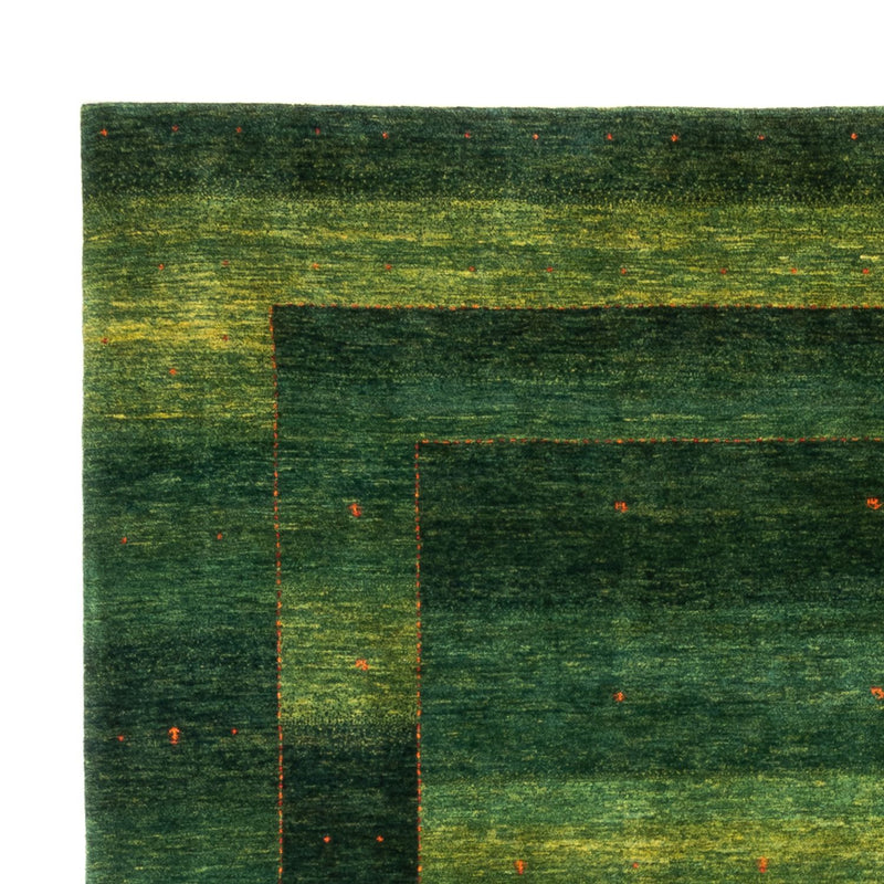 Gabbeh Teppich - Loribaft Perser - 226 x 309 cm - grün