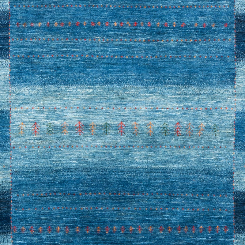 Gabbeh Teppich - Loribaft Perser - 195 x 302 cm - blau