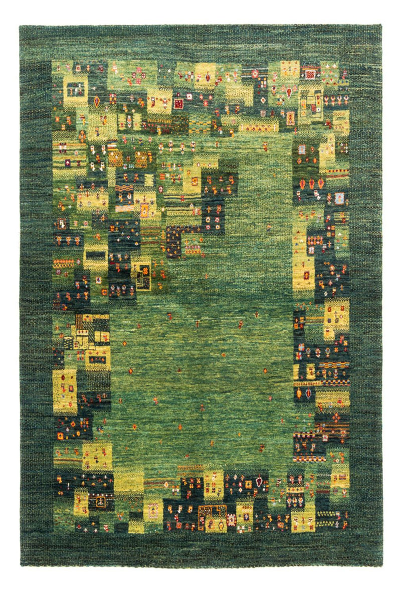 Loribaft Teppich Perser 167x251cm - Orientteppich - grün