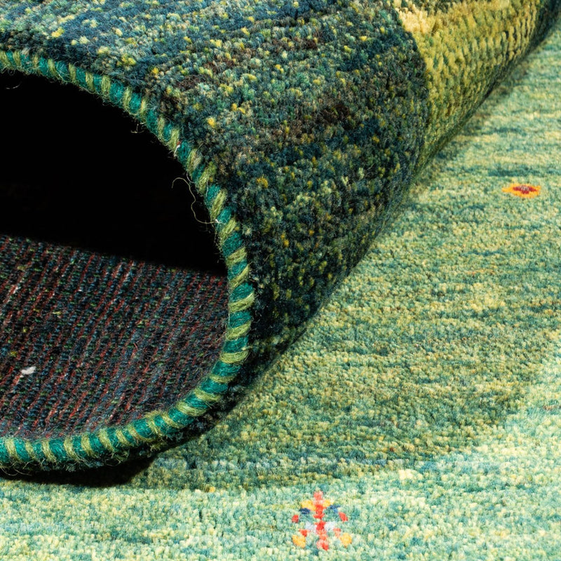Loribaft Teppich Perser 167x251cm - Orientteppich - grün