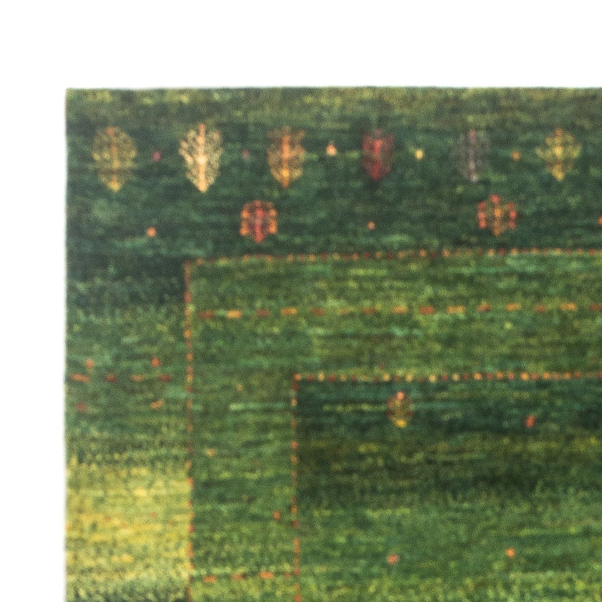 Loribaft Teppich Perser 98x148cm - Orientteppich - grün