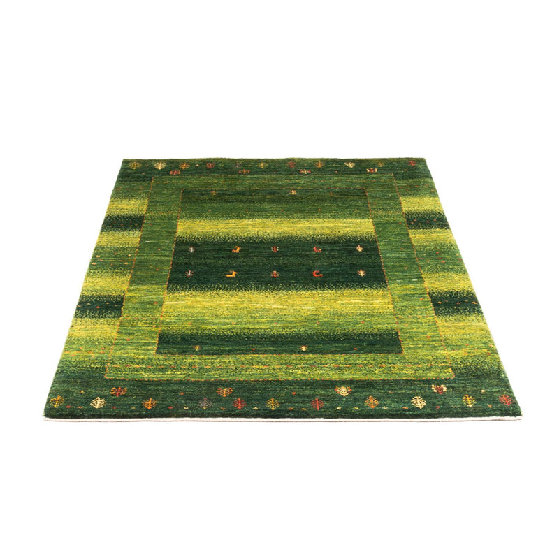 Loribaft Teppich Perser 98x148cm - Orientteppich - grün