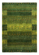 Loribaft Teppich Perser 123x175cm - Orientteppich - grün