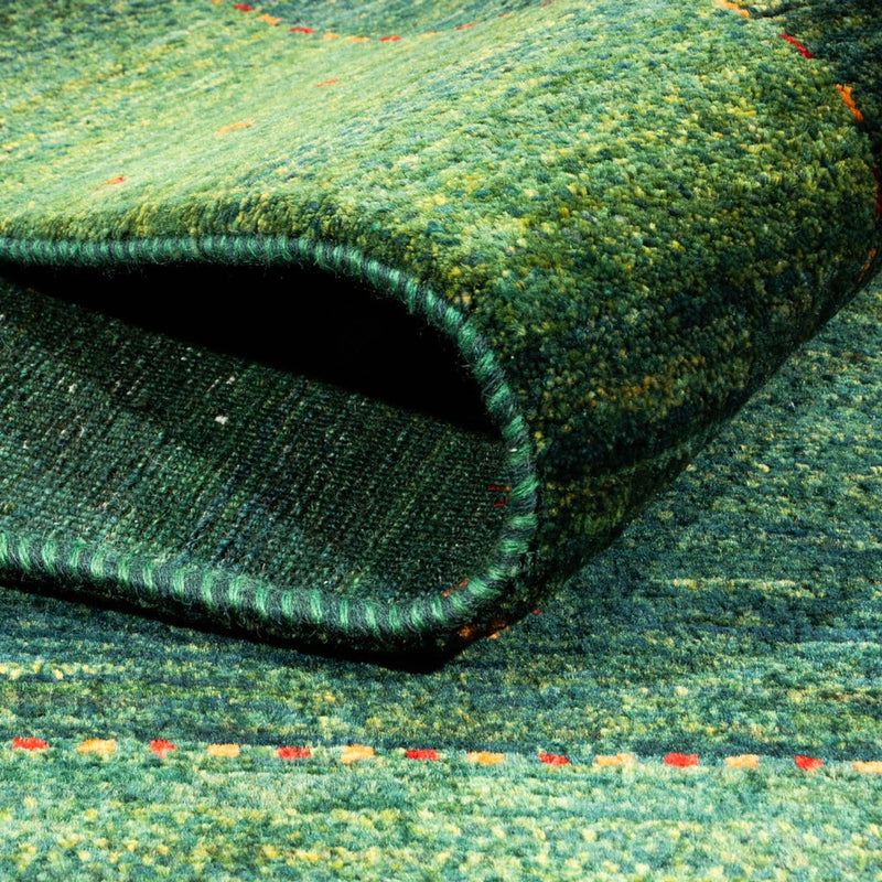 Loribaft Teppich Perser 126x192cm - Orientteppich - grün