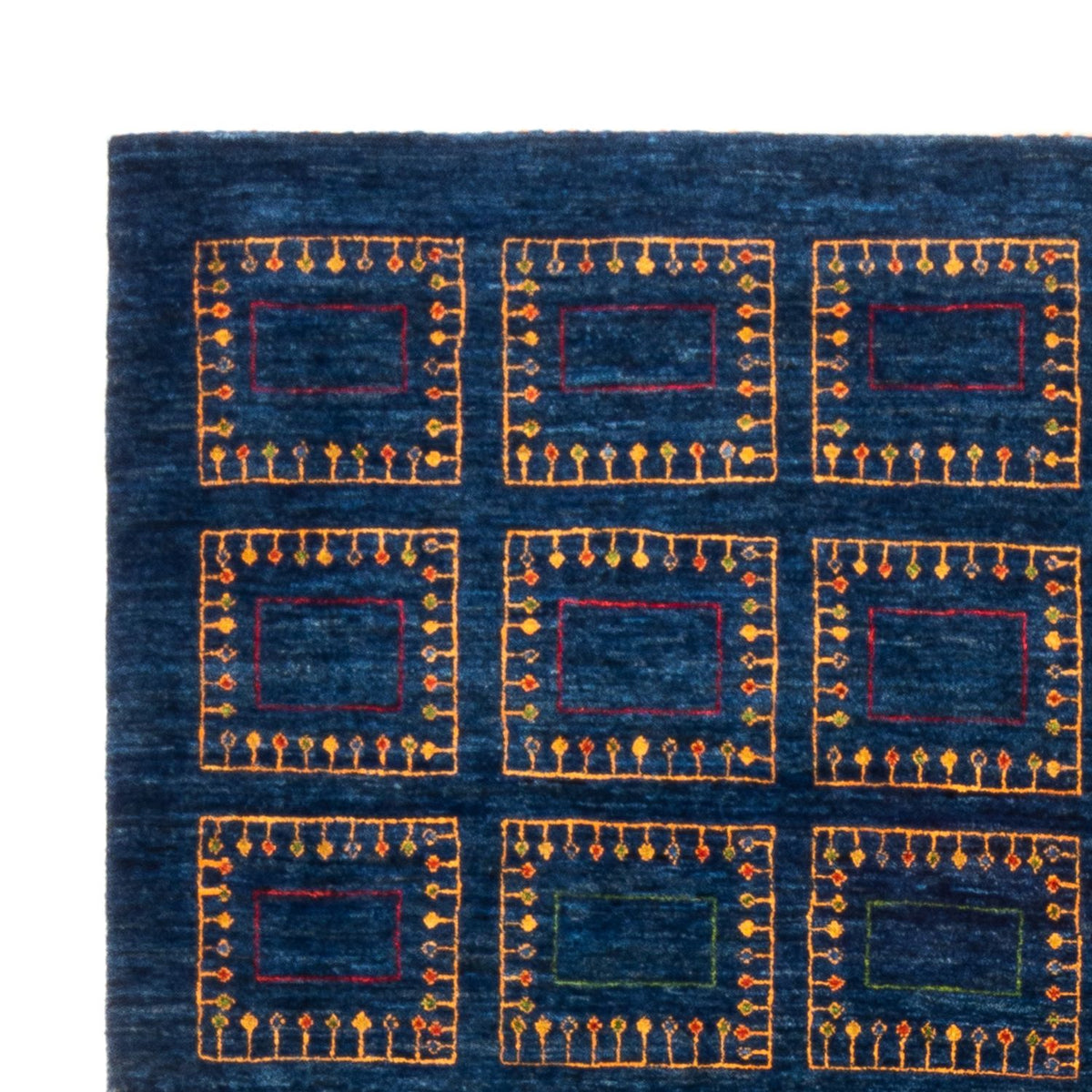 Gabbeh Teppich - Loribaft Perser - 180 x 253 cm - blau
