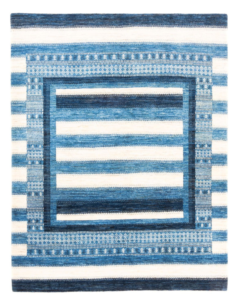 Loribaft Teppich Perser 172x222cm - Orientteppich - blau