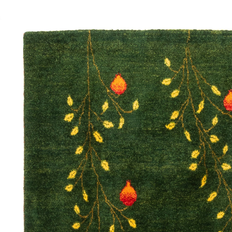 Loribaft Teppich Perser 126x191cm - Orientteppich - grün