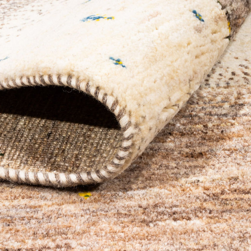 Gabbeh Teppich - Loribaft Perser - 123 x 193 cm - natur