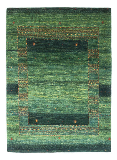 Loribaft Teppich Perser 100x145cm - Orientteppich - grün