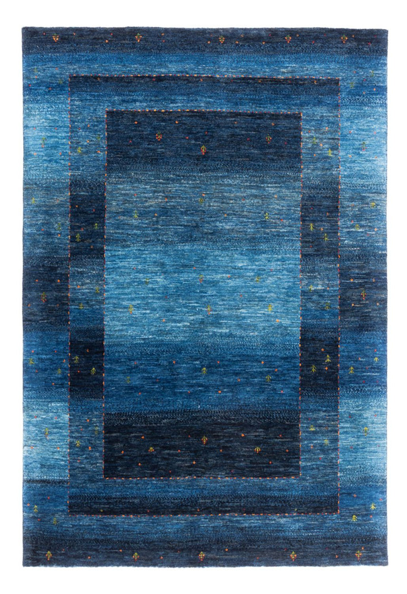 Gabbeh Teppich - Loribaft Perser - 146 x 210 cm - blau