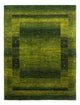 Loribaft Teppich Perser 150x200cm - Orientteppich - grün