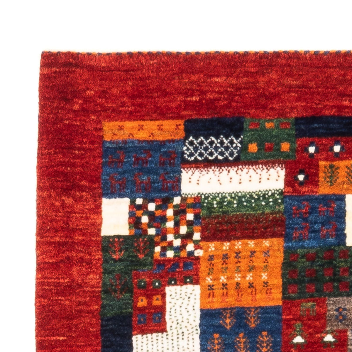 Loribaft Teppich Perser 85x128cm - Orientteppich - mehrfarbig