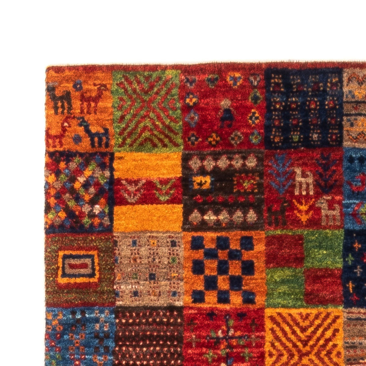 Gabbeh Teppich - Loribaft Perser - Royal - 80 x 124 cm - mehrfarbig