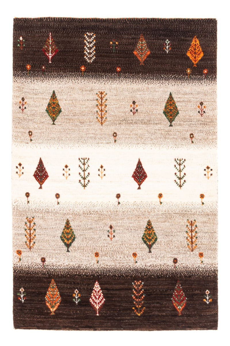 Loribaft Teppich Perser 84x126cm - Orientteppich - grau