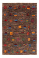 Loribaft Teppich Perser 82x119cm - Orientteppich - grau