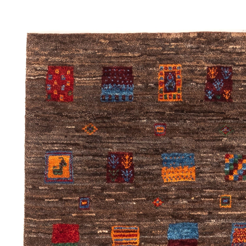 Loribaft Teppich Perser 82x119cm - Orientteppich - grau