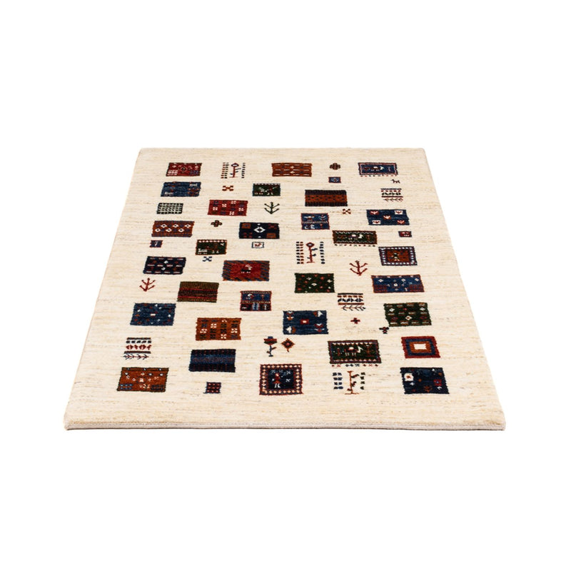 Loribaft Teppich Perser 82x130cm - Orientteppich - creme