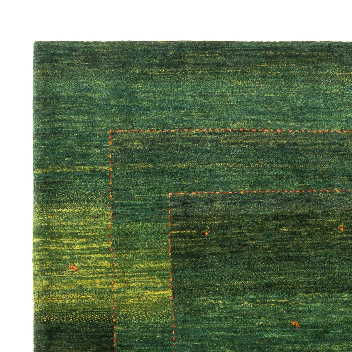 Loribaft Teppich Perser 153x191cm - Orientteppich - grün