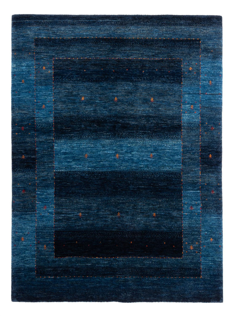 Gabbeh Teppich - Loribaft Perser - 154 x 202 cm - blau