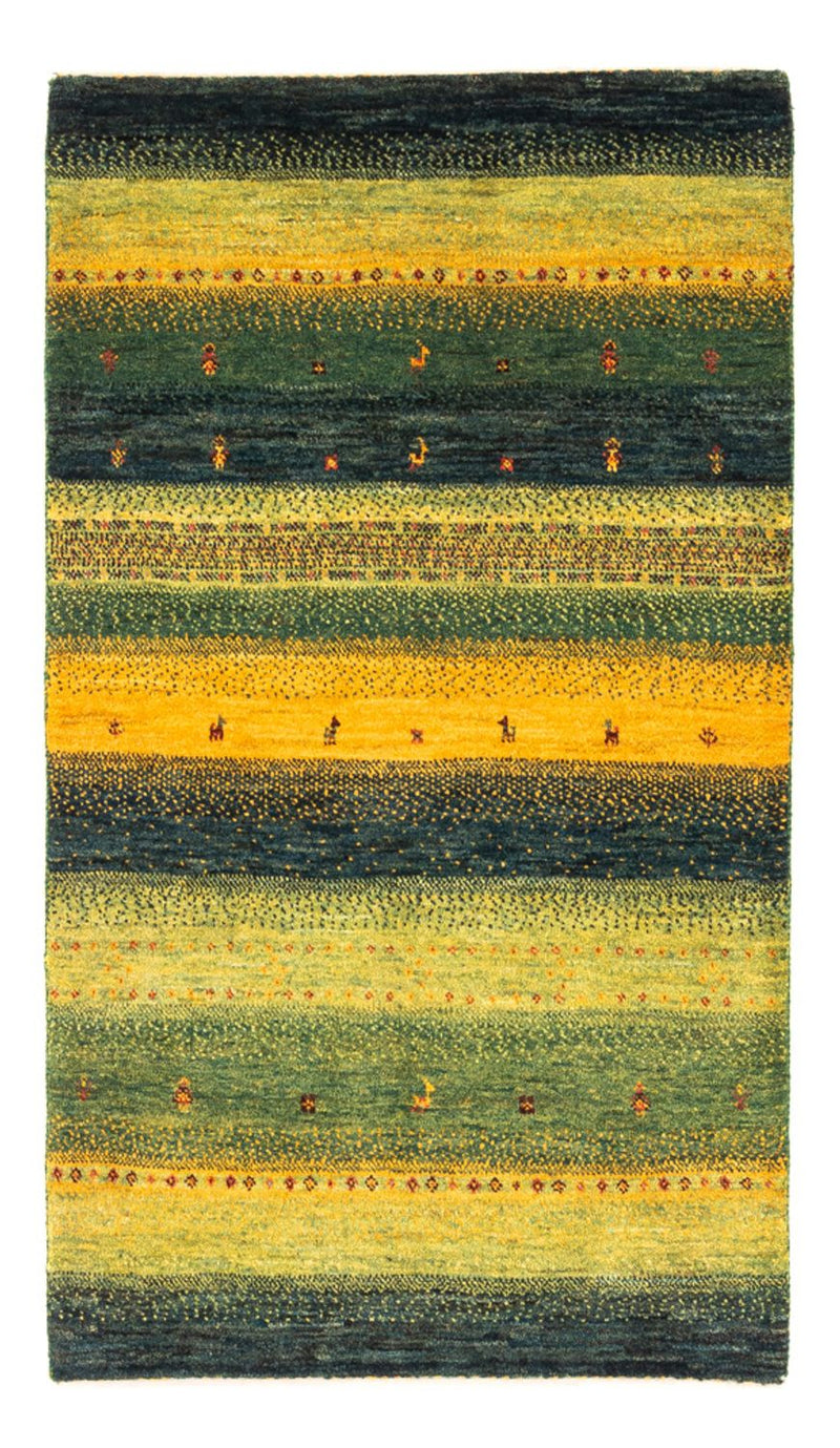 Loribaft Teppich Perser 82x133cm - Orientteppich - grün