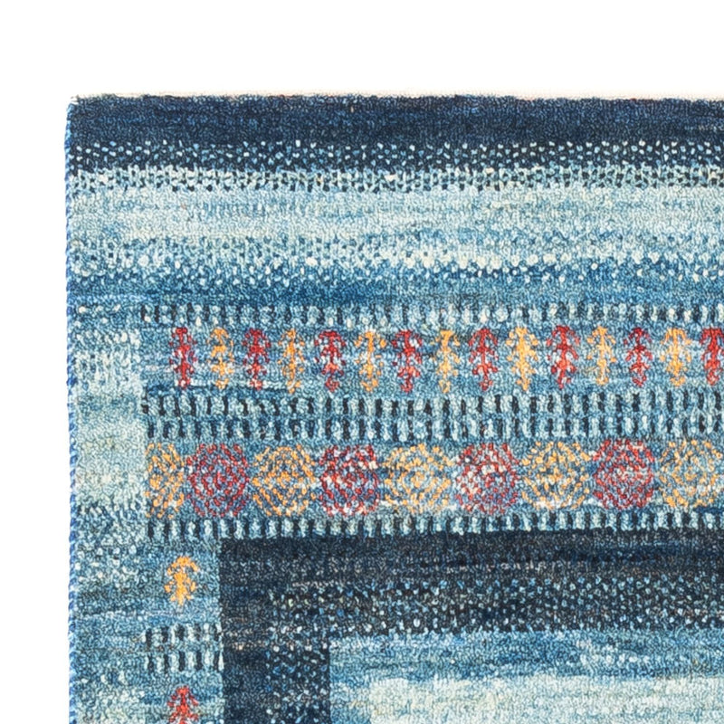 Gabbeh Teppich - Loribaft Perser - Royal - 78 x 128 cm - blau