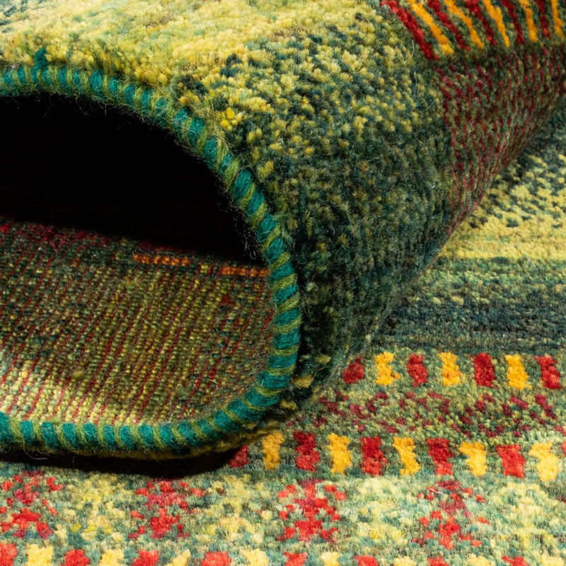 Loribaft Teppich Perser 165x192cm - Orientteppich - grün