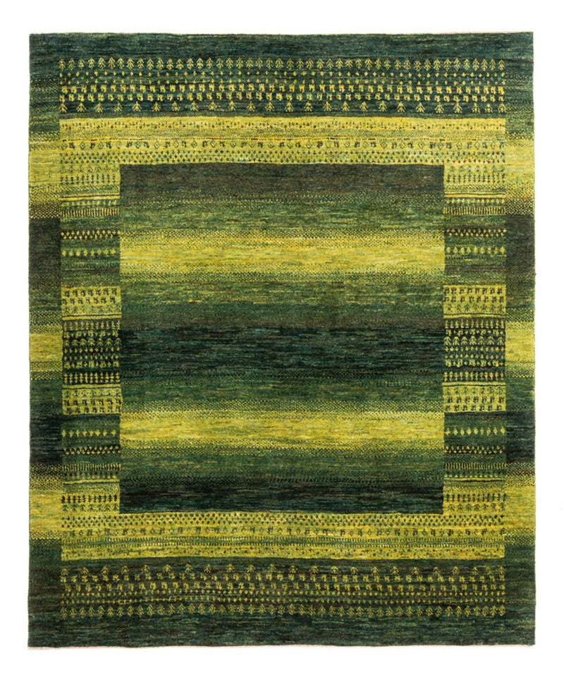 Loribaft Teppich Perser 165x196cm - Orientteppich - grün