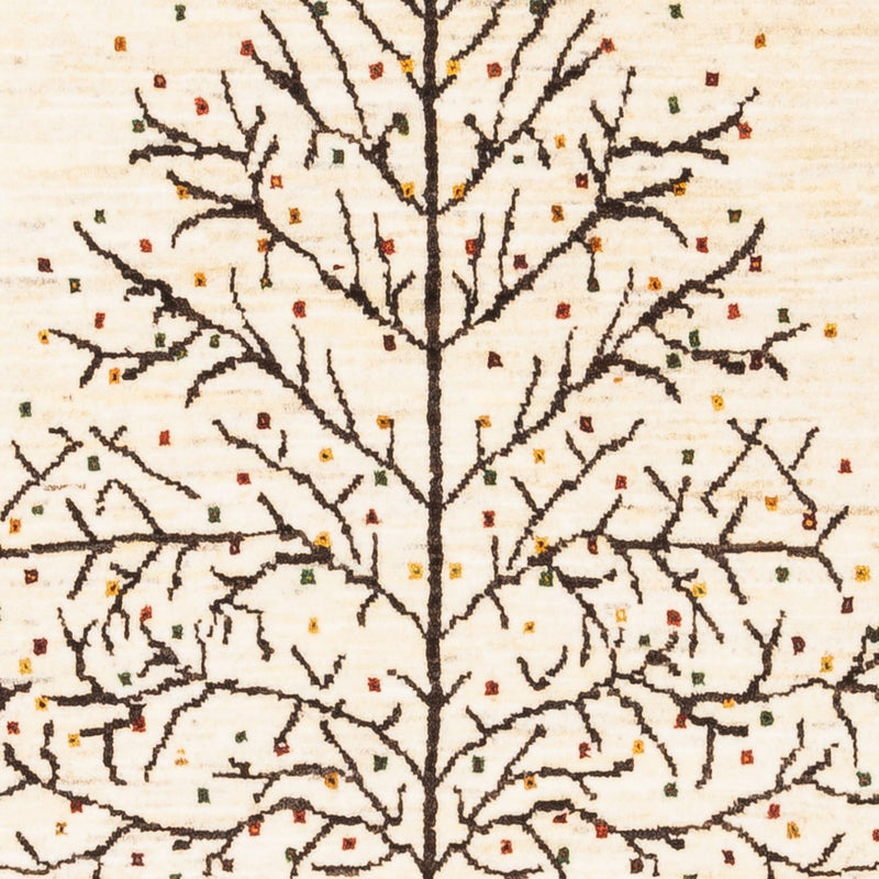 Loribaft Teppich Perser 84x132cm - Orientteppich - creme