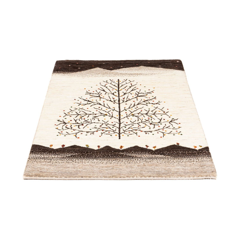 Loribaft Teppich Perser 84x132cm - Orientteppich - creme