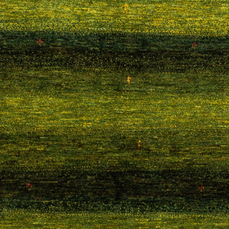 Gabbeh Teppich - Loribaft Perser - 153 x 213 cm - grün