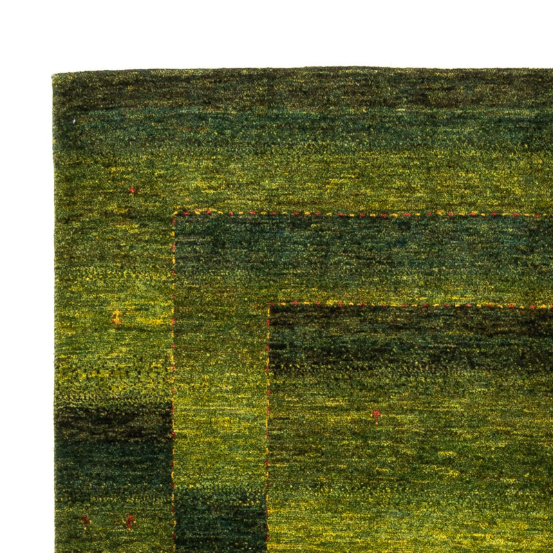 Gabbeh Teppich - Loribaft Perser - 153 x 213 cm - grün