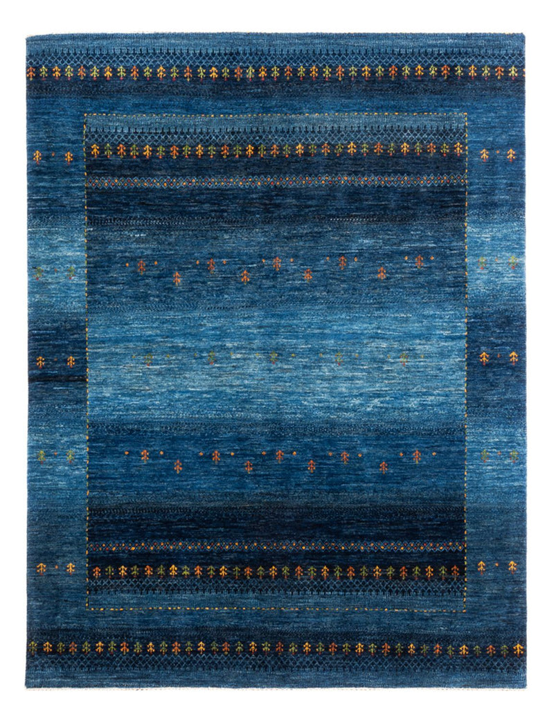 Loribaft Teppich Perser 160x209cm - Orientteppich - blau