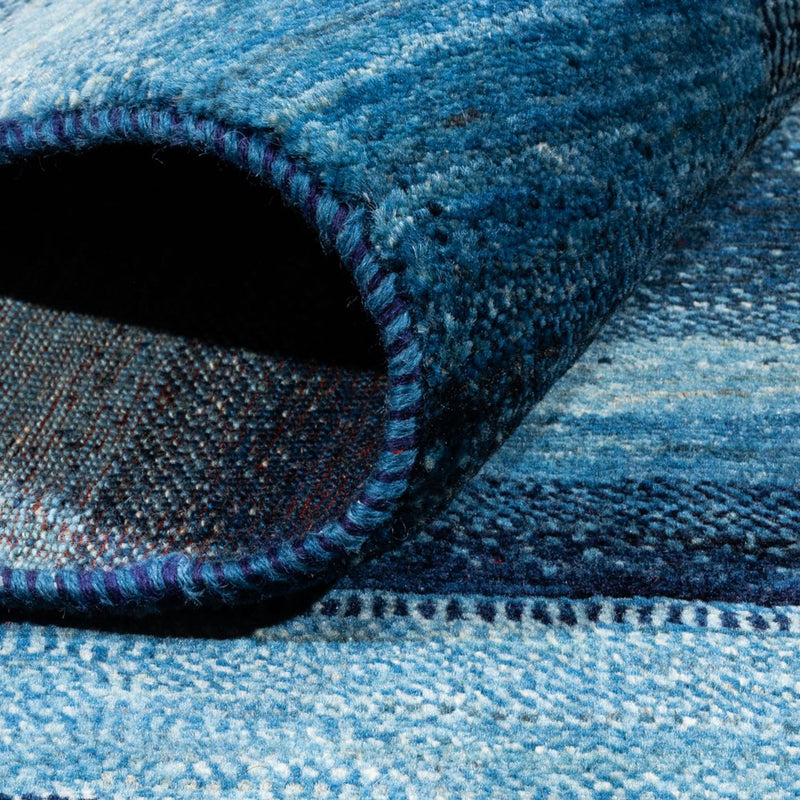 Gabbeh Teppich - Loribaft Perser - Royal - 150 x 210 cm - blau
