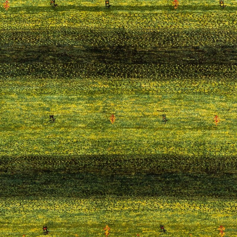 Loribaft Teppich Perser 159x200cm - Orientteppich - grün
