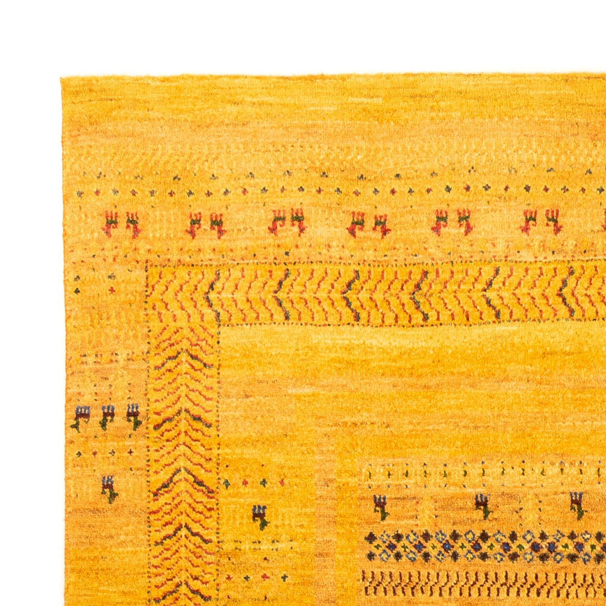 Loribaft Teppich Perser 152x198cm - Orientteppich - gold